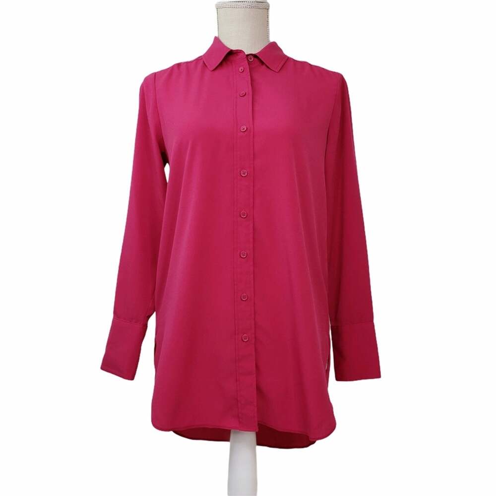 Banana Republic Curved Hem Button Down